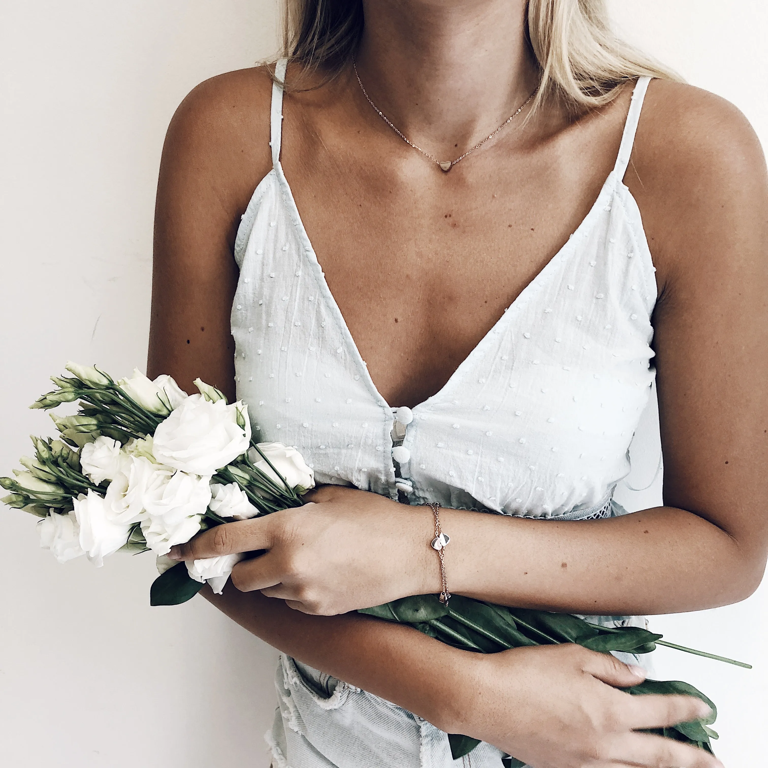 Rose Gold Sweetheart Delicate Pendant Necklace