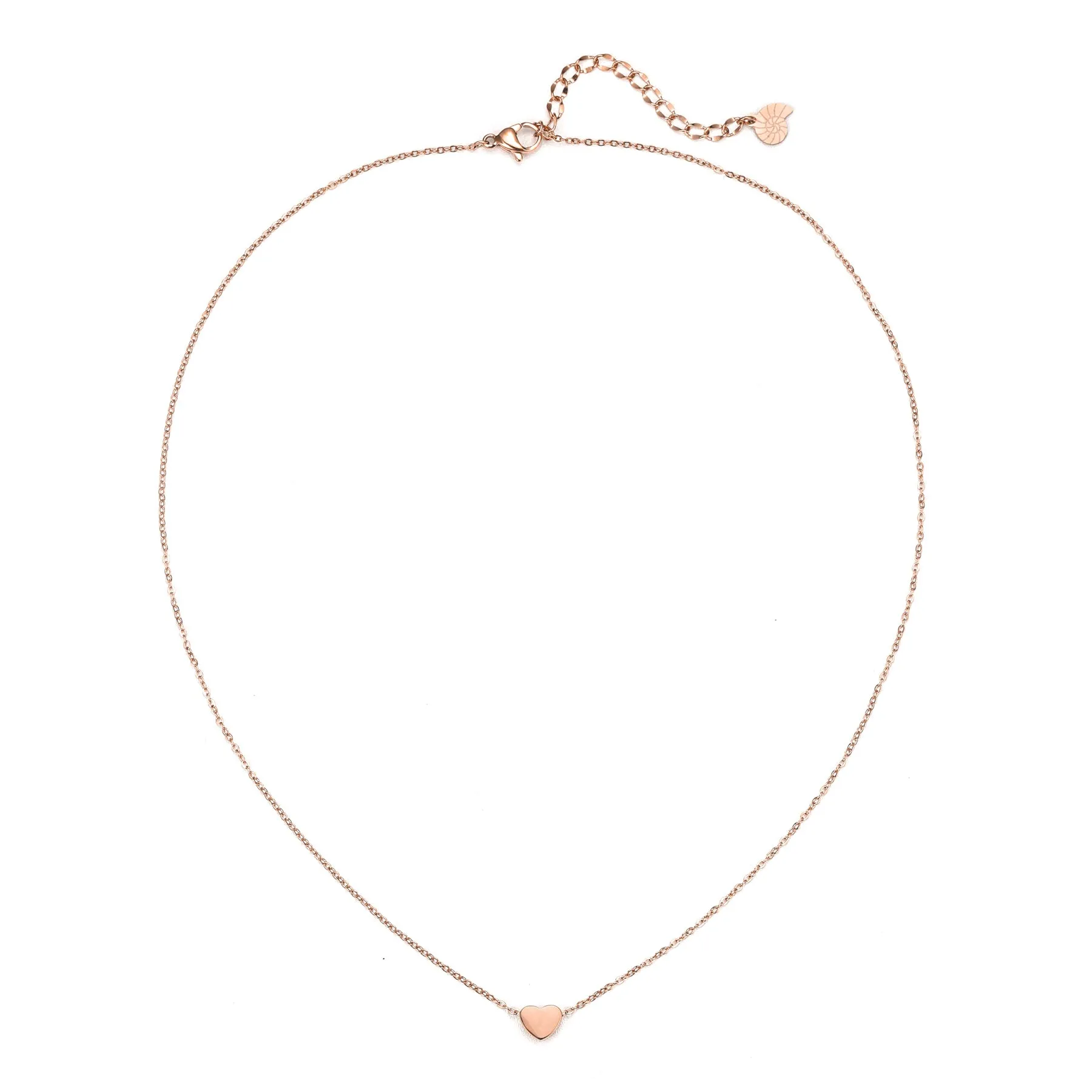 Rose Gold Sweetheart Delicate Pendant Necklace