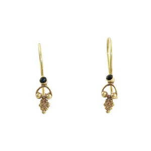 Sapphie Tiny Gold Earrings