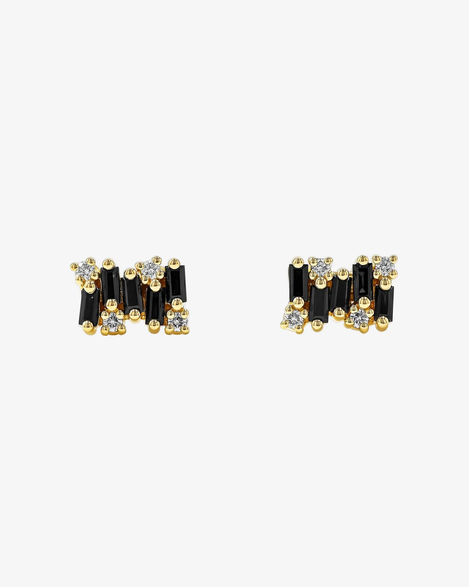 Shimmer Black Sapphire Studs