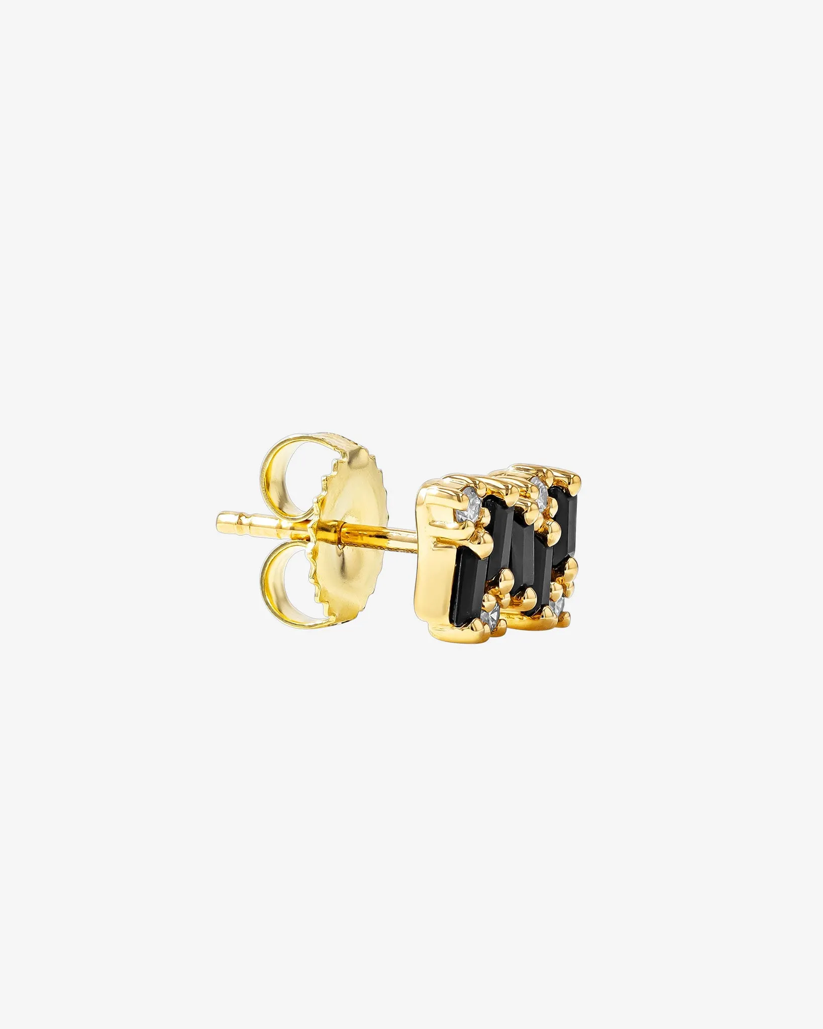 Shimmer Black Sapphire Studs