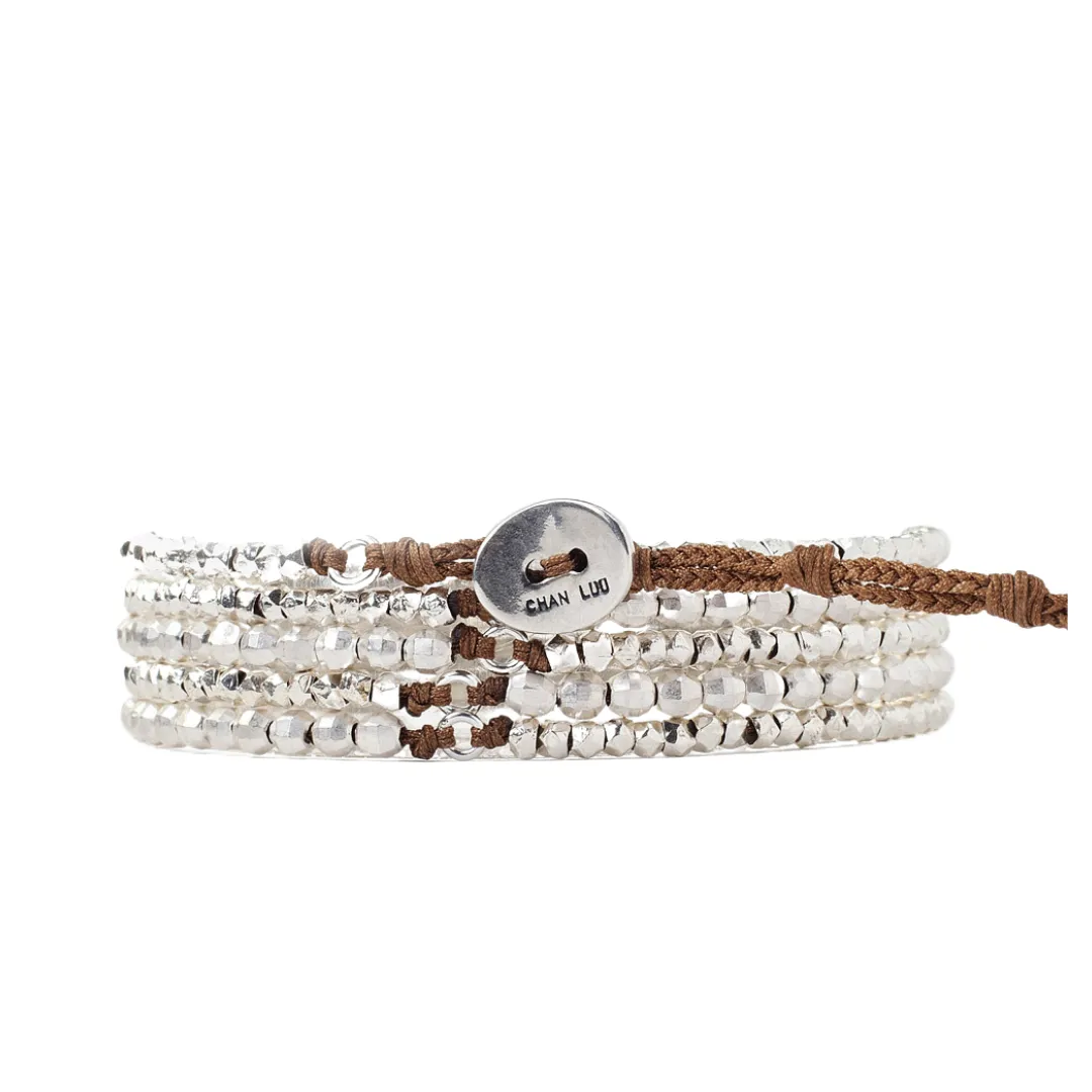 Silver Naked Wrap Bracelet