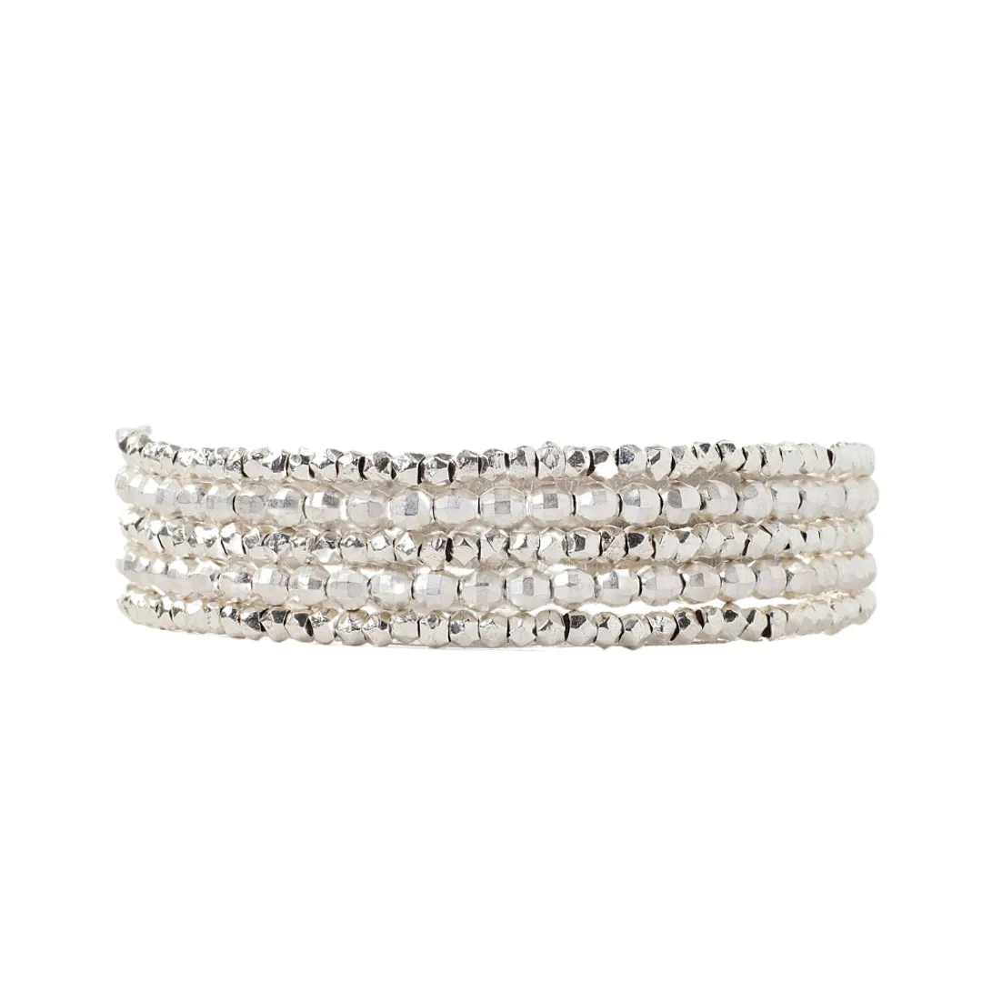 Silver Naked Wrap Bracelet