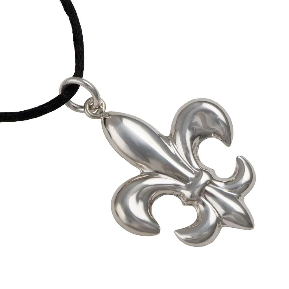 Silver Pendant - Fleur de Lis