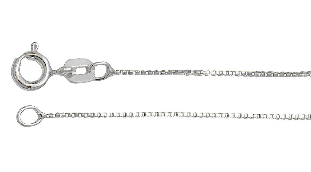 Sterling Silver Chain, Various Sizes & Styles