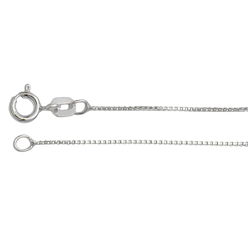 Sterling Silver Chain, Various Sizes & Styles