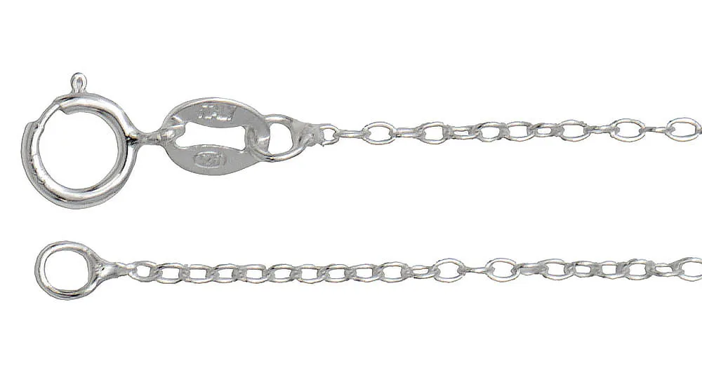 Sterling Silver Chain, Various Sizes & Styles