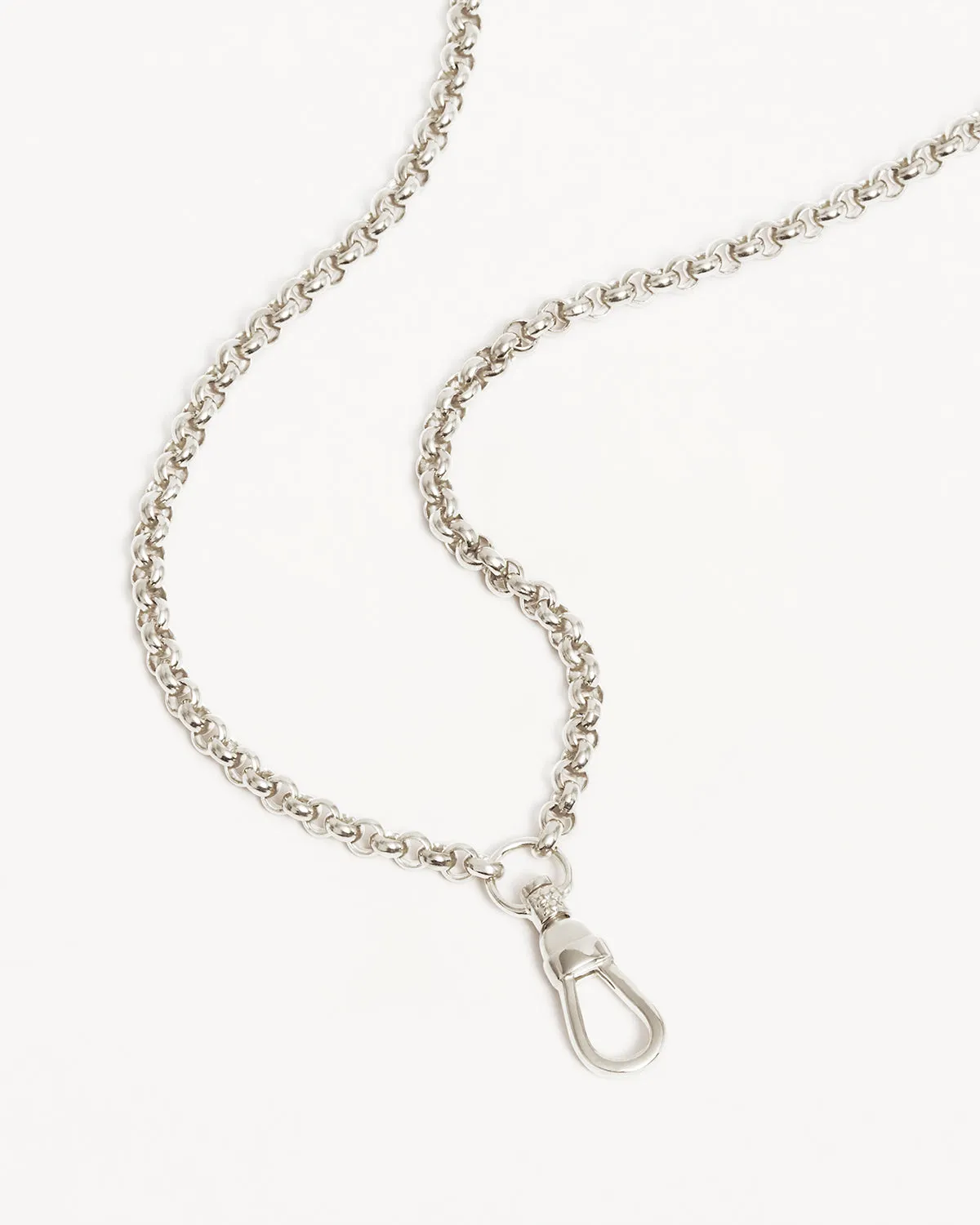 Sterling Silver Your Story Albert Clasp Necklace