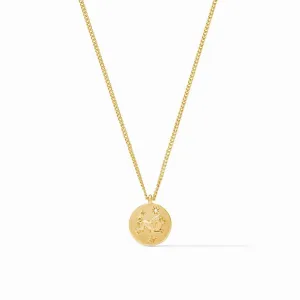 Zodiac Delicate Necklace - Leo-Cubic Zirconia